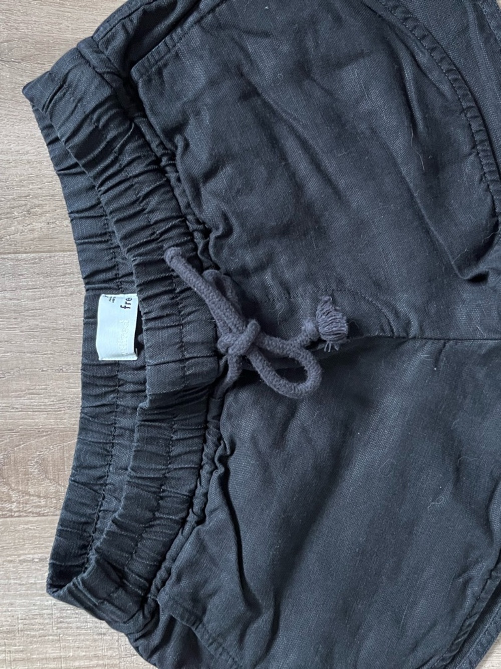 Wilfred Free Black Drawstring Shorts